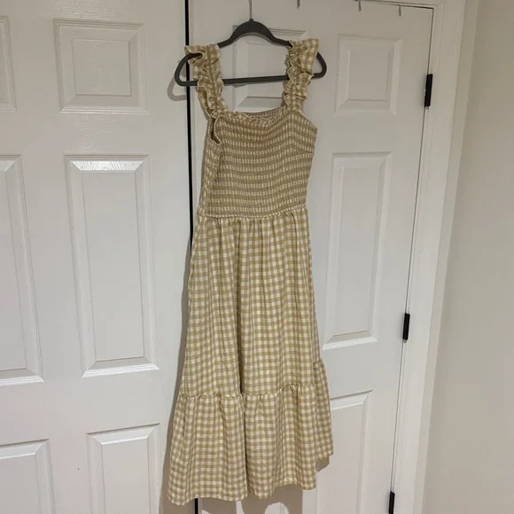 PrettyGarden Yellow Checkered  Dress - Picture 9 of 10